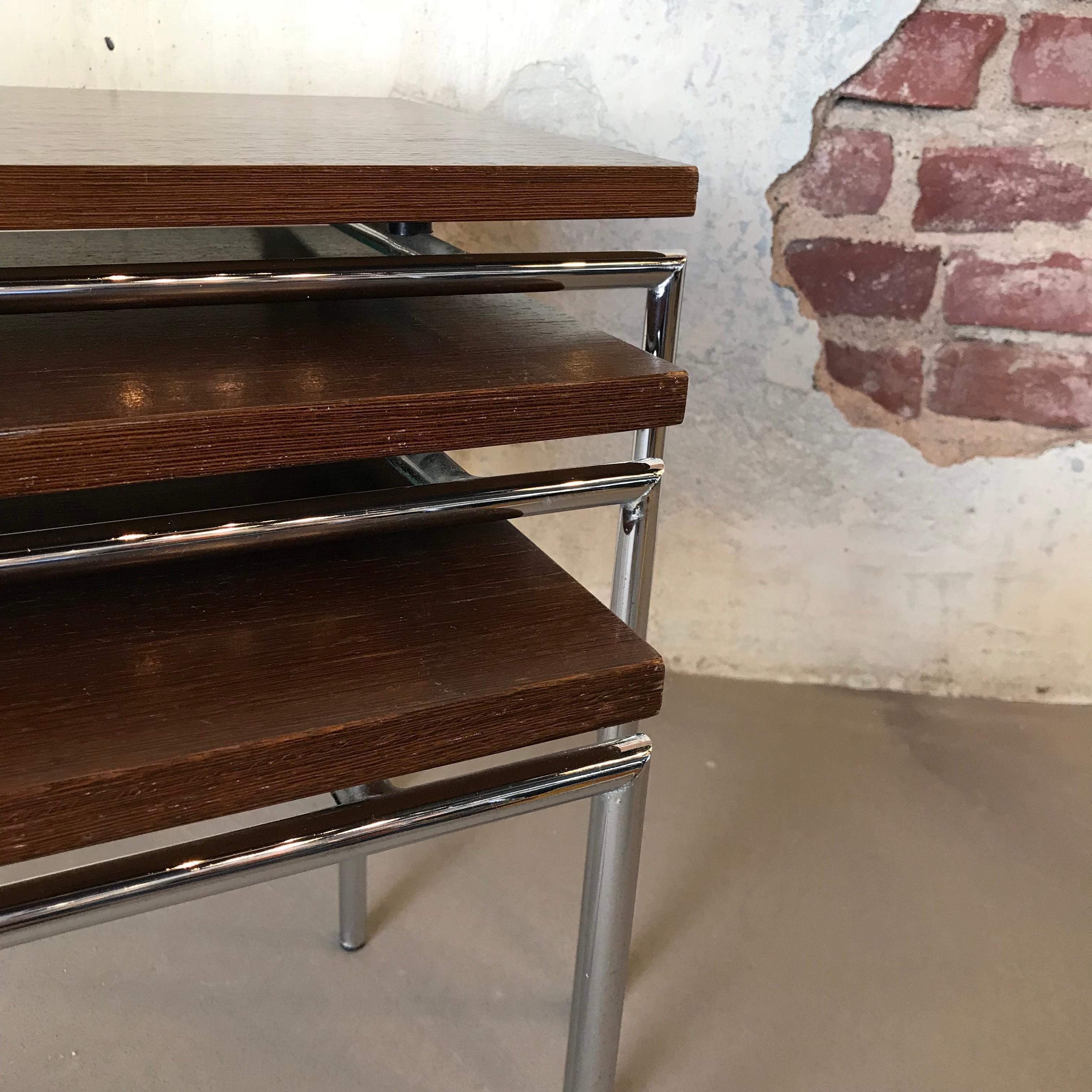 Mid-Century Modern Midcentury Teak Nesting Tables by Cees Braakman for Pastoe, 1950s For Sale