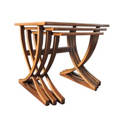 Midcentury Teak Nesting Tables from Nathan, 1970s