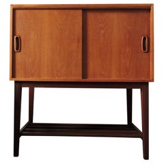 Midcentury Teak Record Cabinet, 1960s