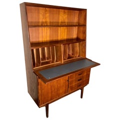 Midcentury Teak Secretary Desk by Turnidge of London