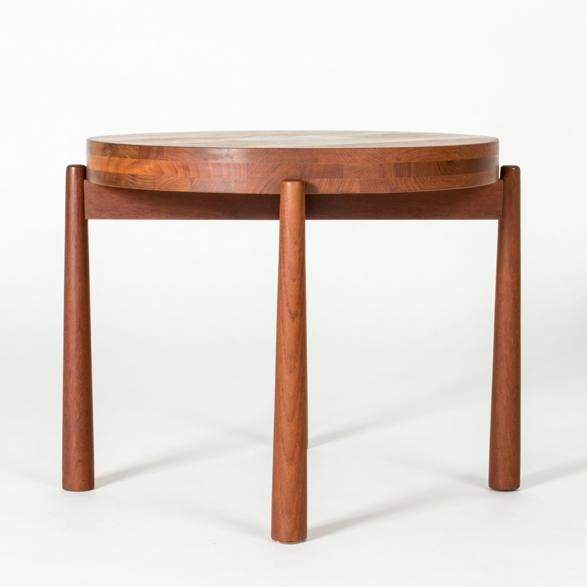 Midcentury Teak side or coffee table by Jens Quistgaard, Denmark, 1950s In Good Condition In Stockholm, SE