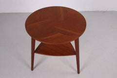 Midcentury Teak Side Table by Holger Georg Jensen for Kubus Denmark circa 1960