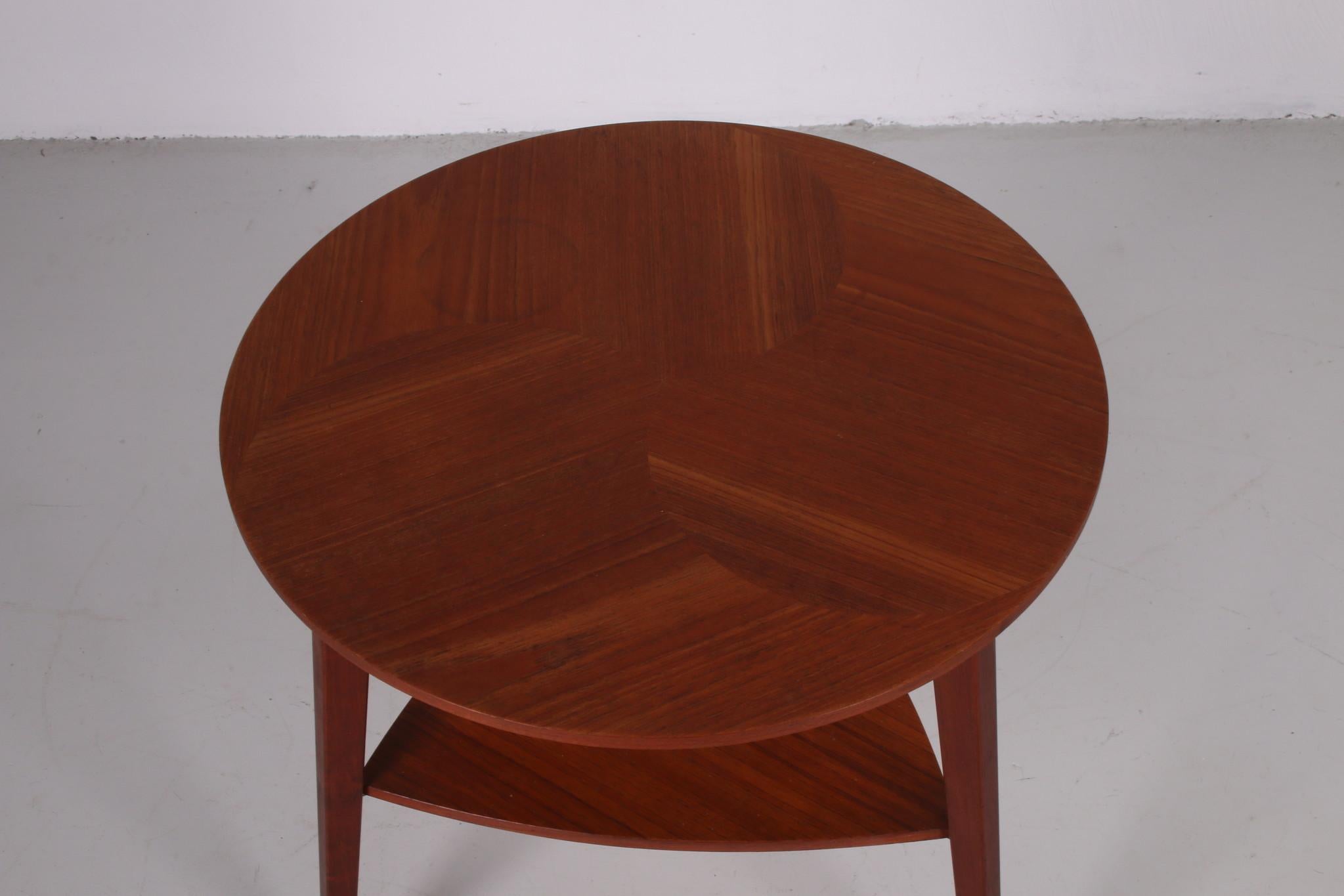 Midcentury Teak Side Table by Holger Georg Jensen for Kubus Denmark circa 1960 1