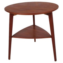 Midcentury Teak Side Table by Holger Georg Jensen for Kubus Denmark circa 1960