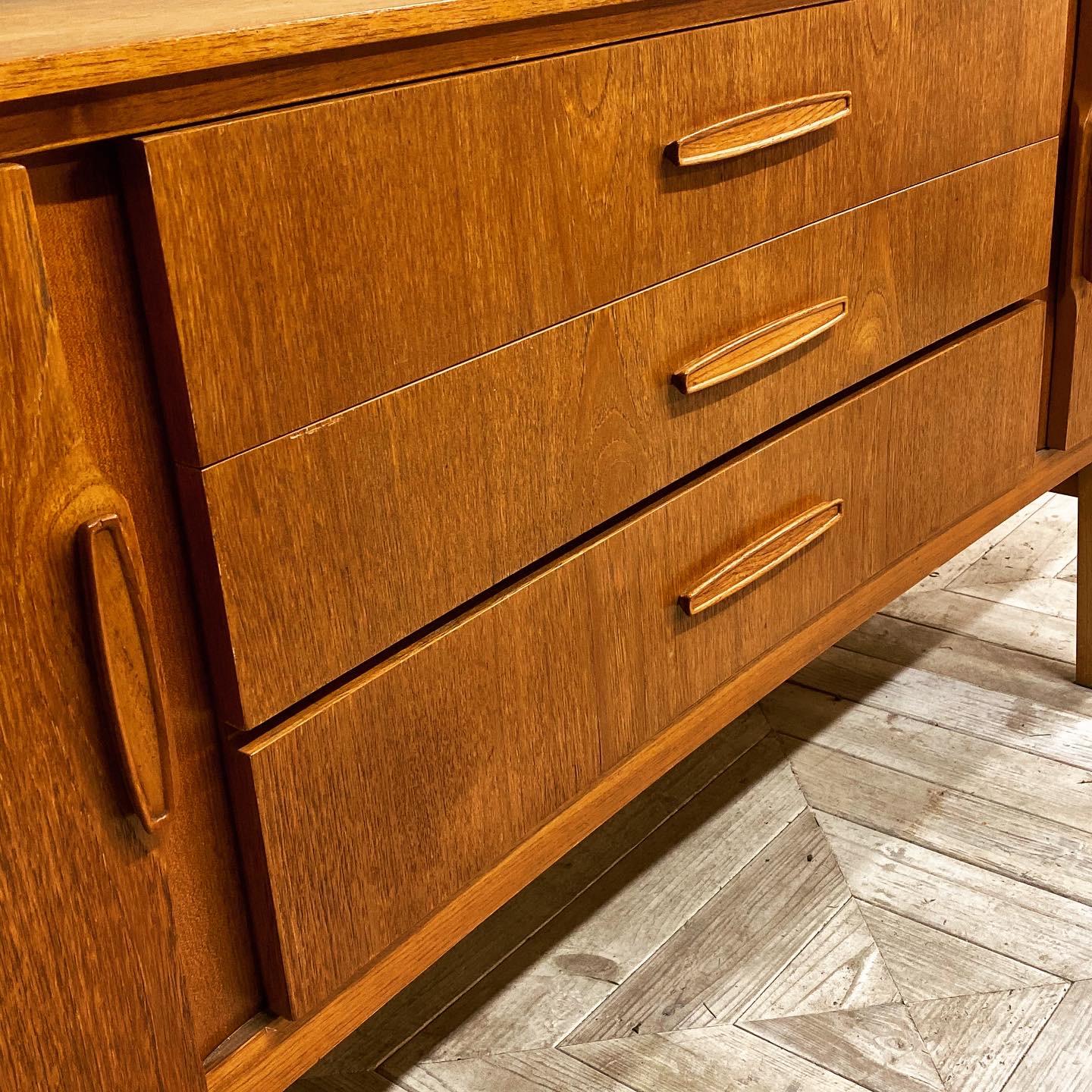 Mid-Century Modern Midcentury Teak Sideboard by Beautility