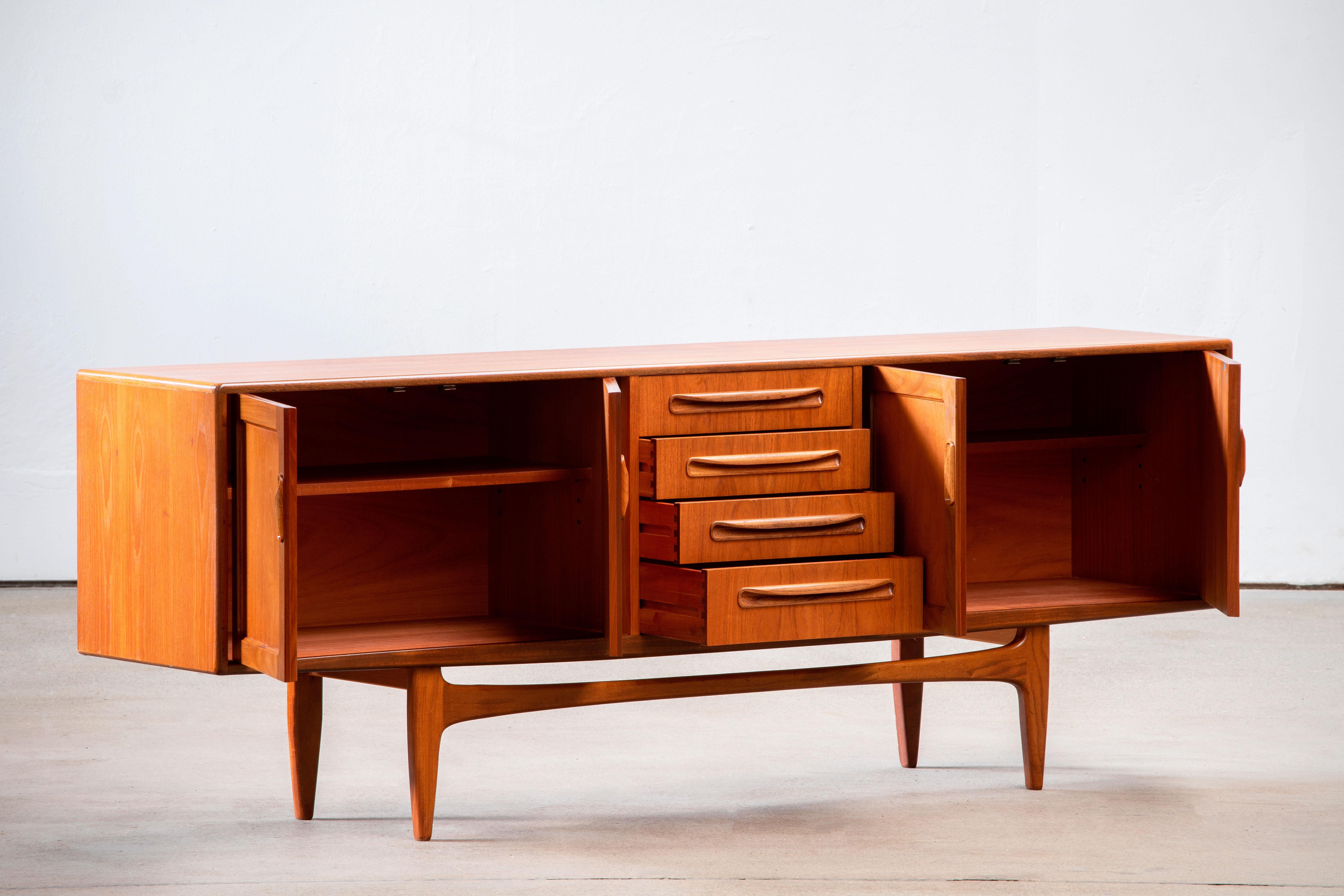 British Midcentury Teak Sideboard by G Plan, 1960s
