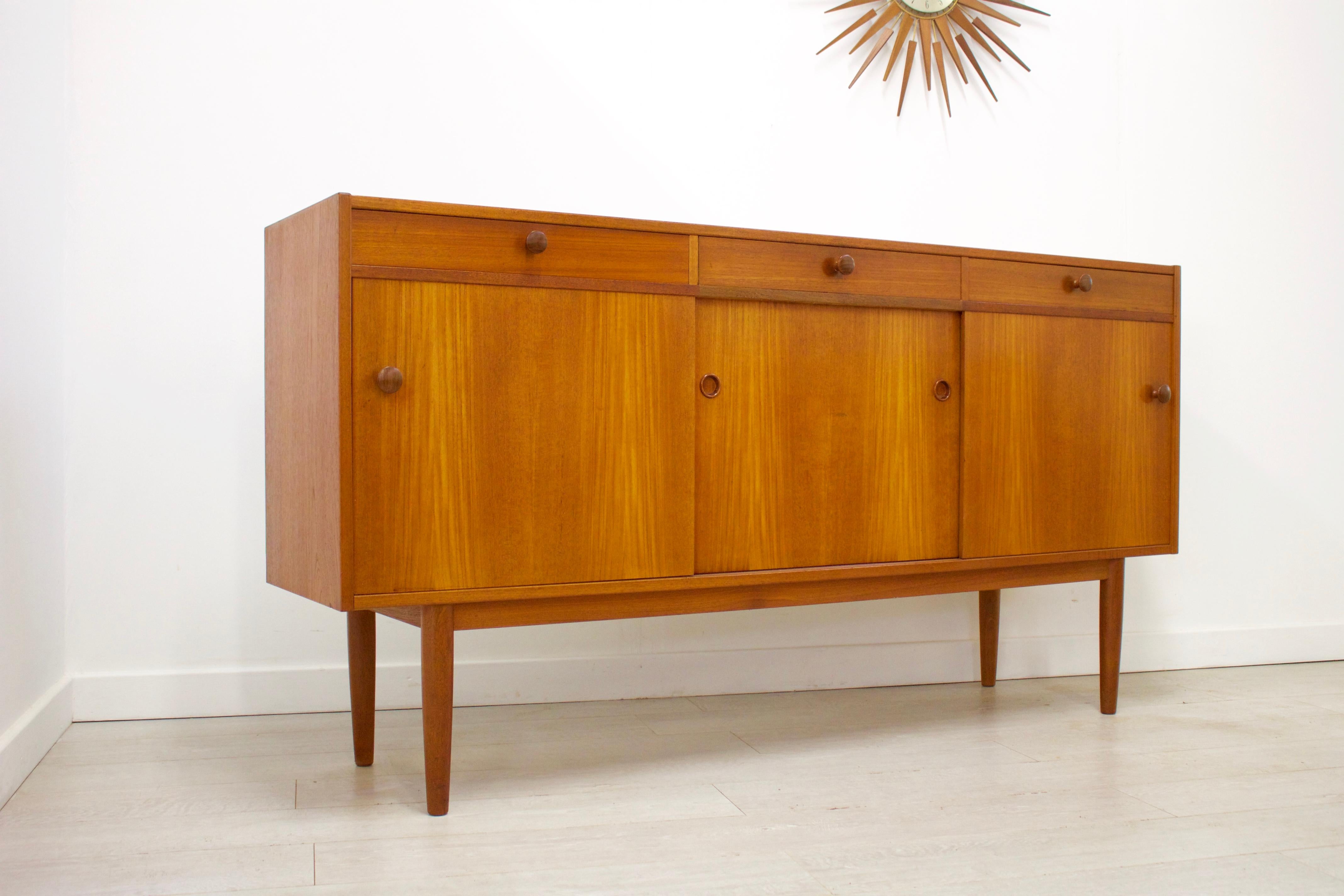 Mid-Century Modern Midcentury Teak Sideboard by Nils Jonsson for Troeds, 1960s For Sale