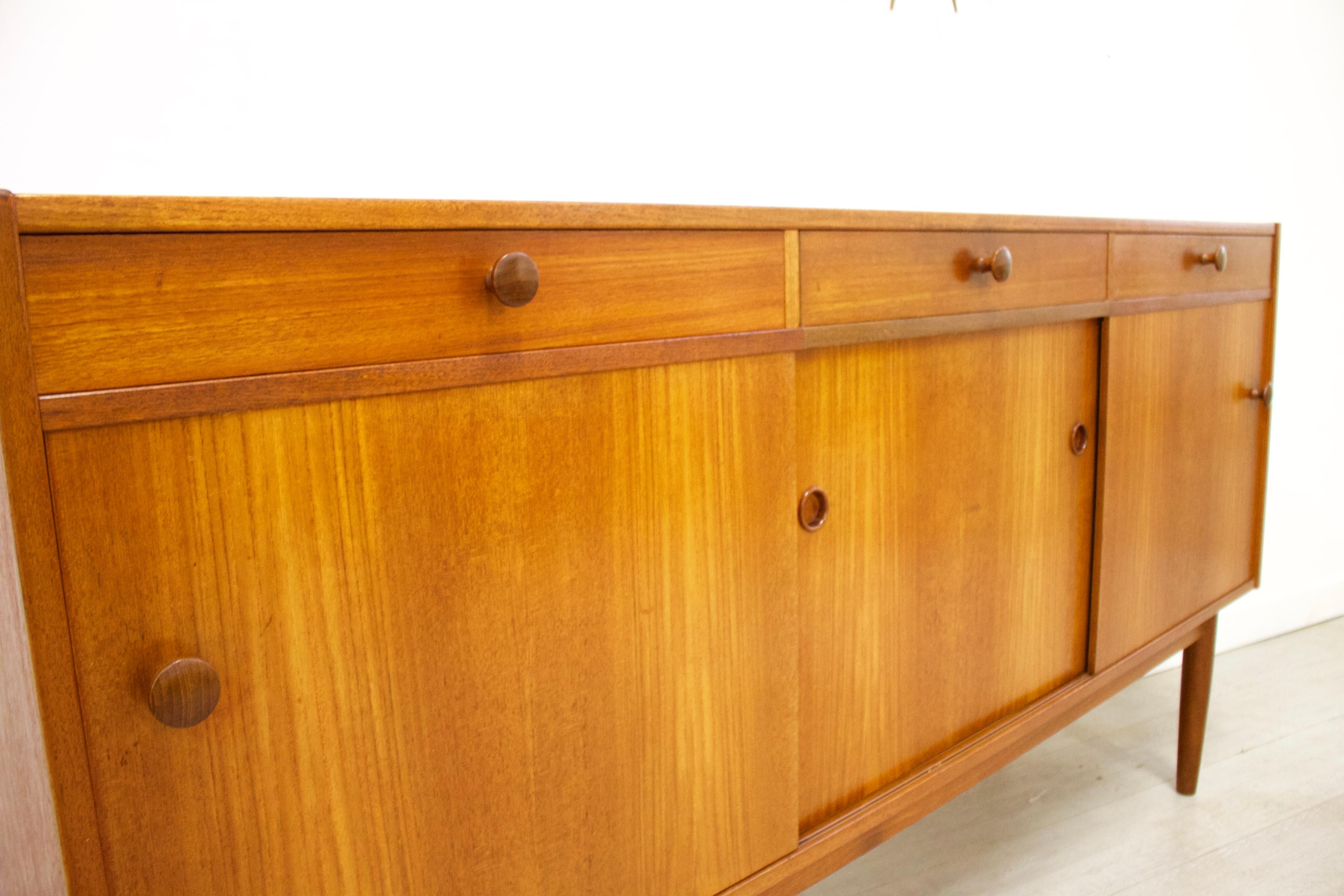 Mid-20th Century Midcentury Teak Sideboard by Nils Jonsson for Troeds, 1960s For Sale