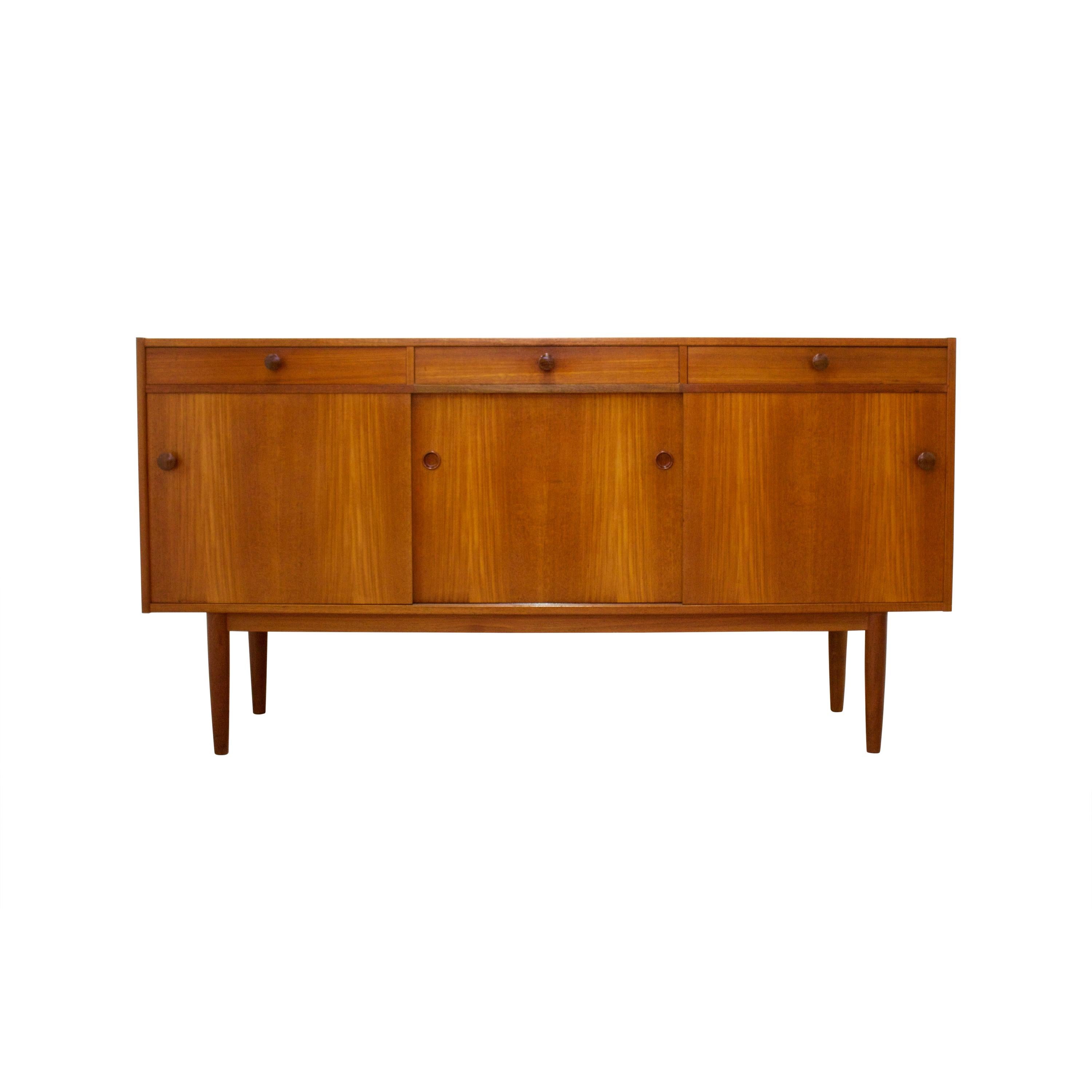 Midcentury Teak Sideboard by Nils Jonsson for Troeds, 1960s For Sale