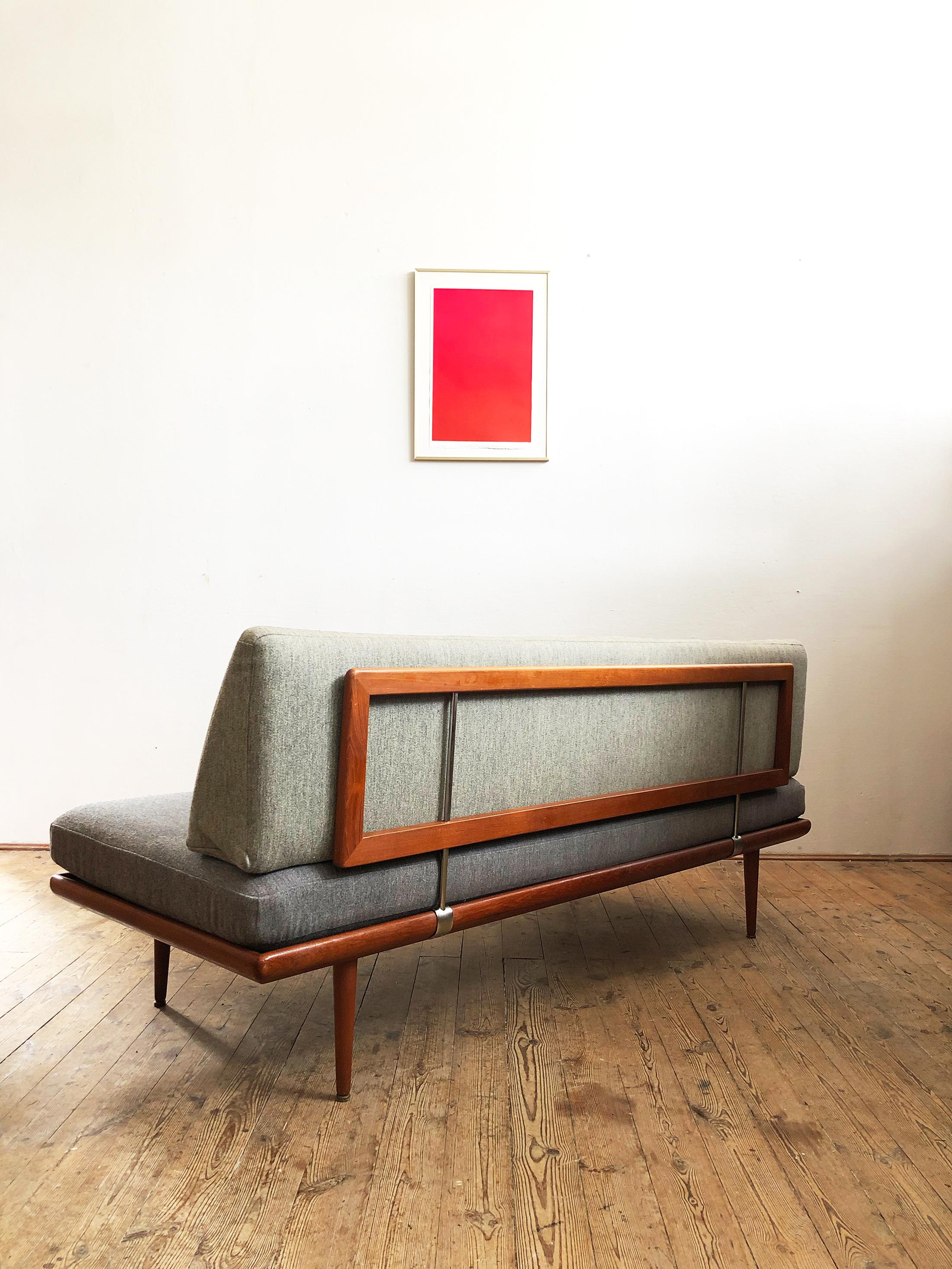 Oiled Midcentury Teak Sofa by Peter Hvidt & Orla Mølgaard Nielsen for France & Søn For Sale