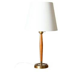 Midcentury Teak Table Lamp from ASEA, Sweden, 1950s