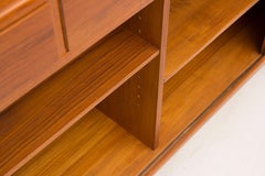 Midcentury Teak Tambour Door Sideboard by Arne Hovmand Olsen