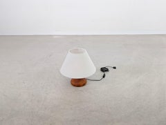 Midcentury Teak Tischlampe Domus dänisches Design 1960 Tischleuchte
