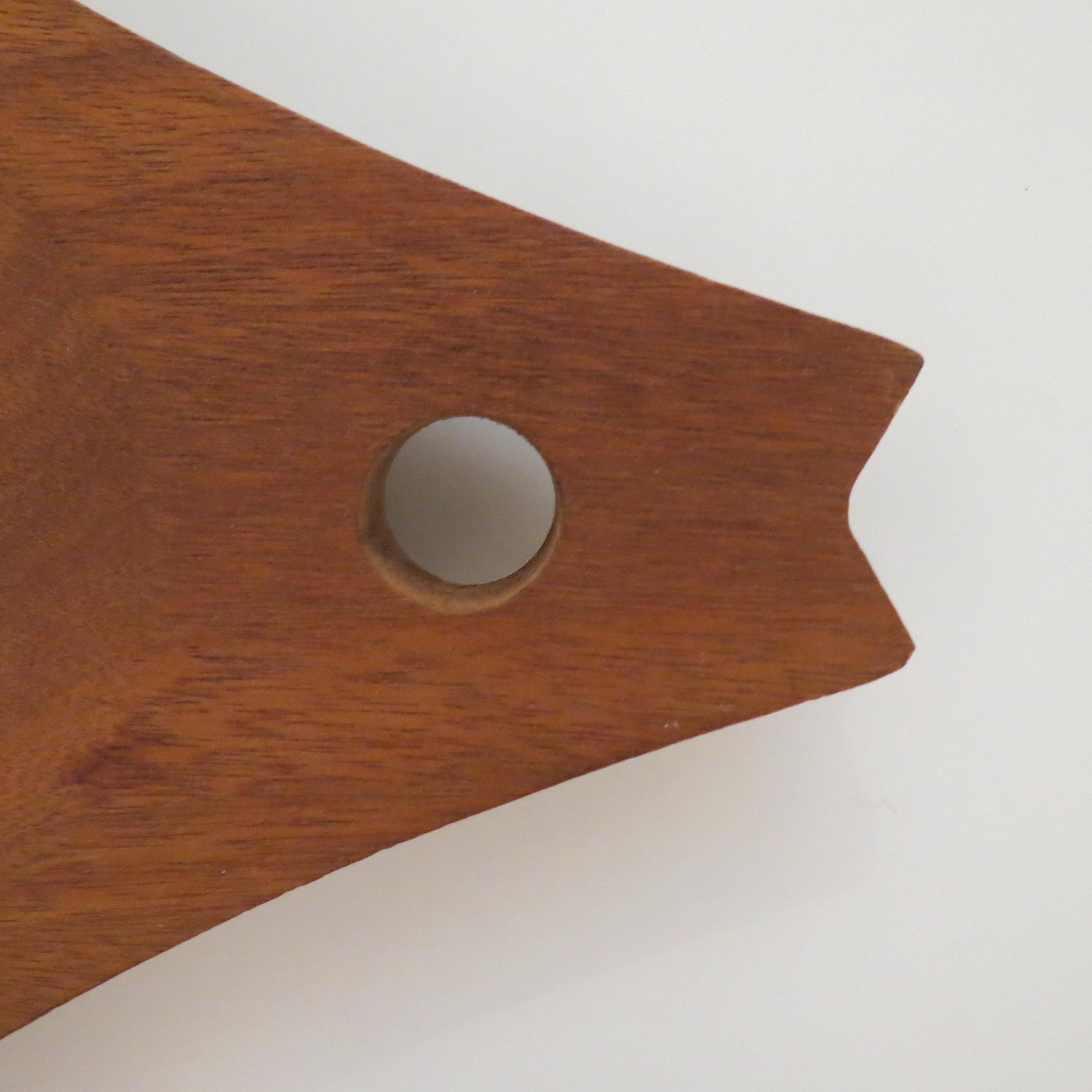 Midcentury Teak Tray With Tile Insert By Allan Wallwork 1970 4
