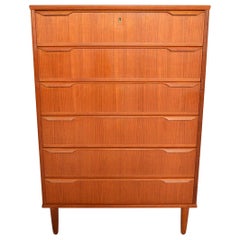 Midcentury Teak Trekanten Highboy Dresser