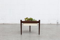 Midcentury Teak Triangle Planter