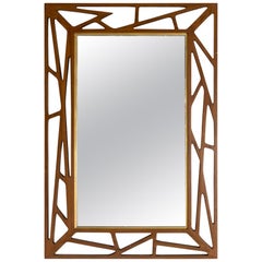 Retro Midcentury Teak Wall Mirror from Eden Spegel