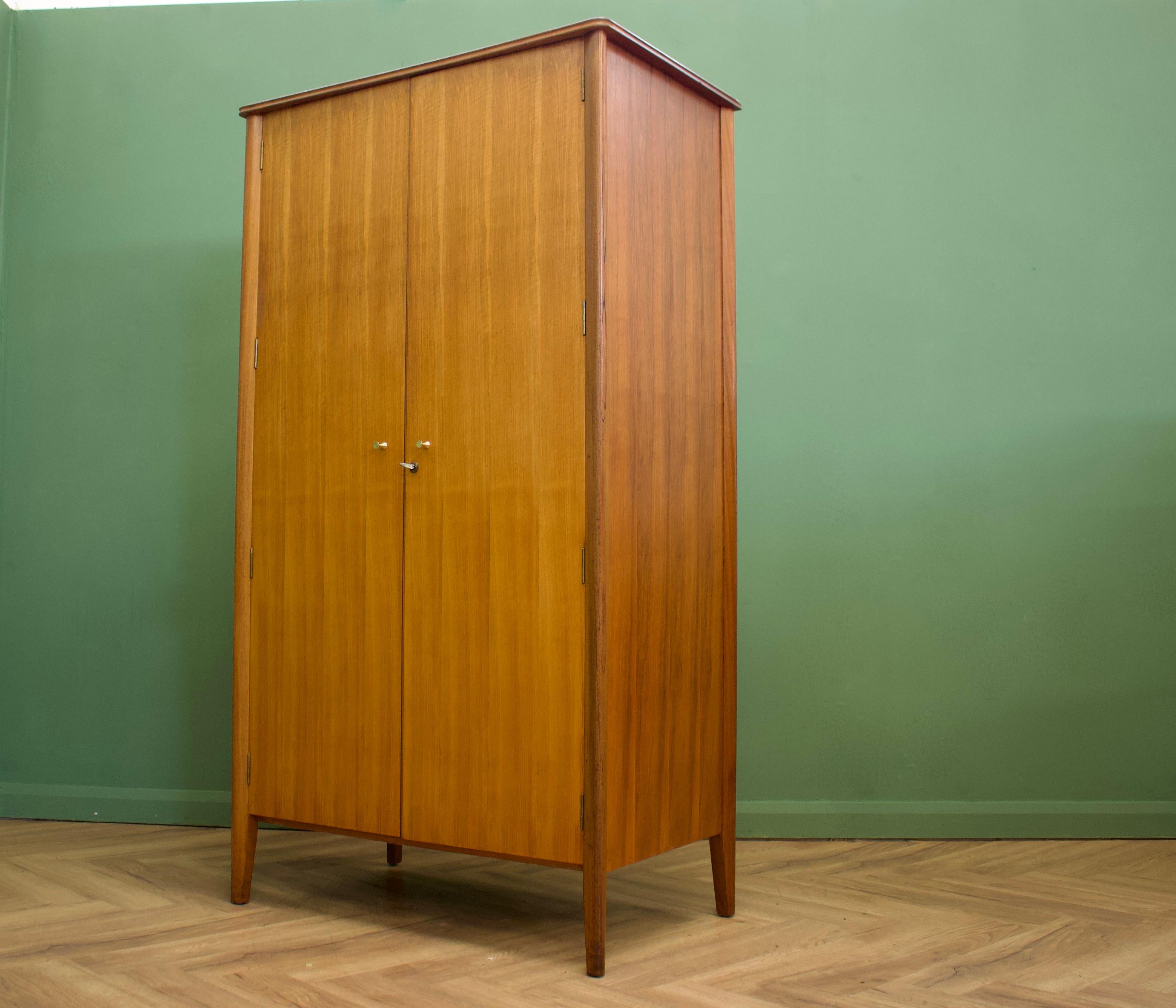 British Midcentury Teak Wardrobe from Younger, 1960s