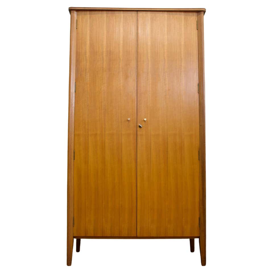 Midcentury Compact Tallboy Quadrille Wardrobe from G Plan, 1960s at ...
