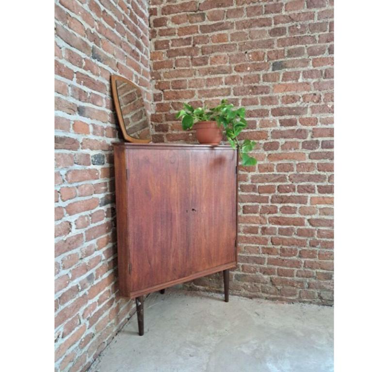 Danish Midcentury Teak Wood Dark Brown Sideboard, Denmark, 1960 For Sale