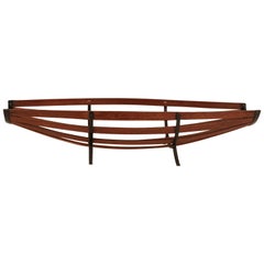 Midcentury Teak Wood Fruit Basket