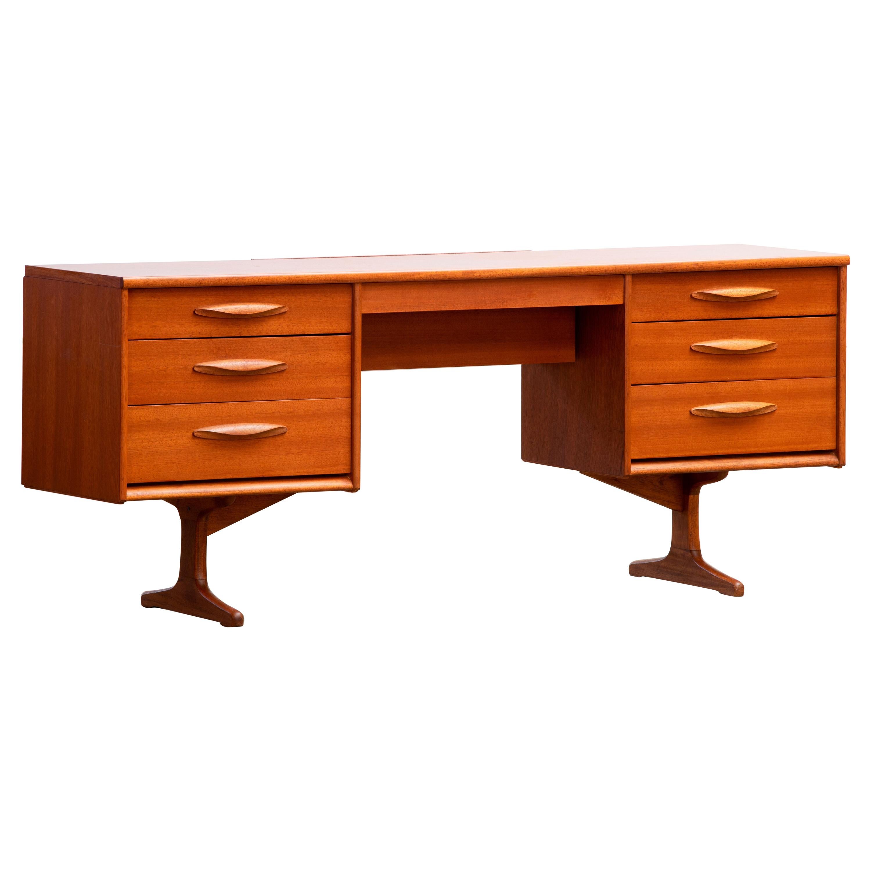 Teak Desk For Sale at 1stDibs