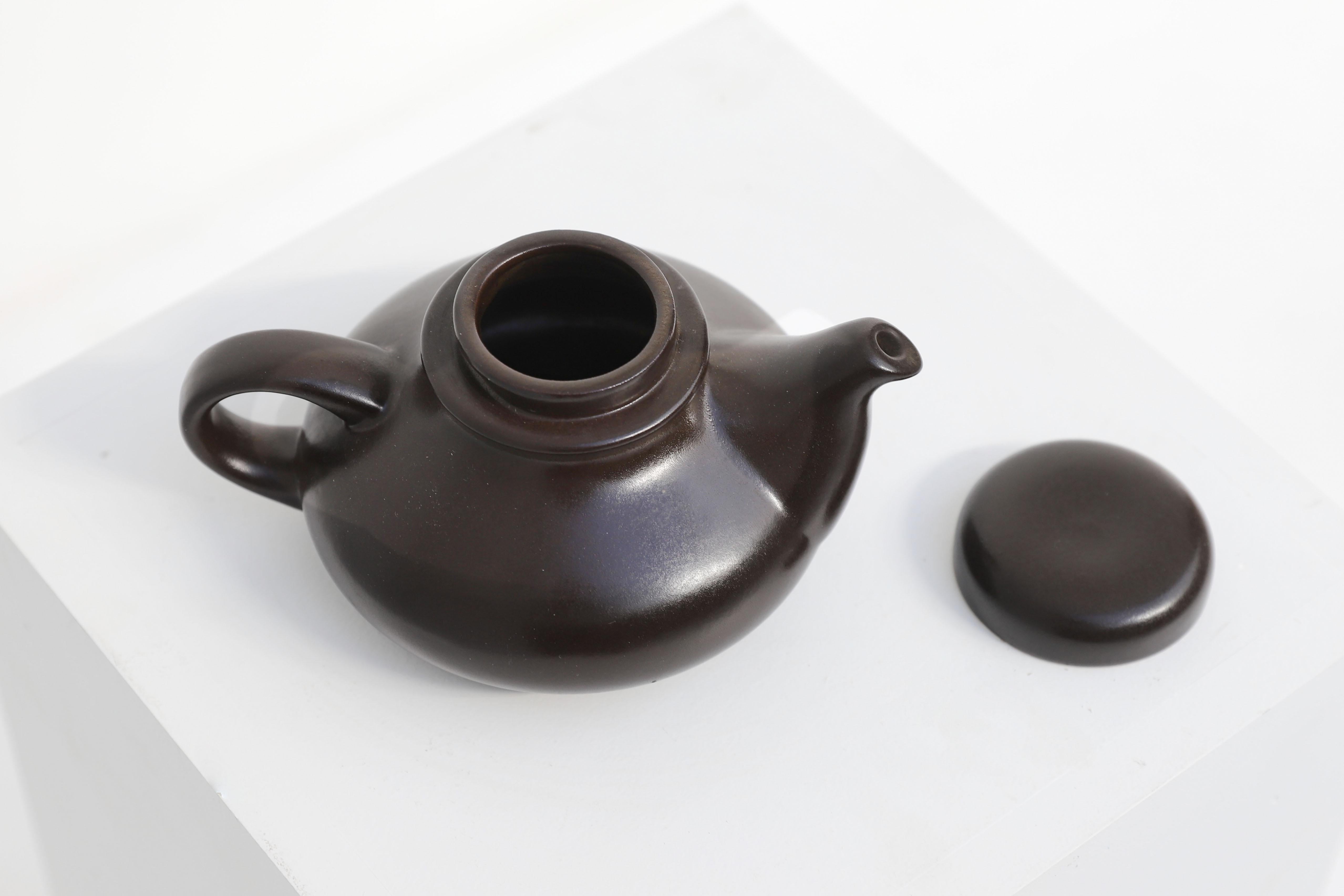 Mid-Century Modern midcentury teapot by Franco Pozzi for Gresline 1970 For Sale