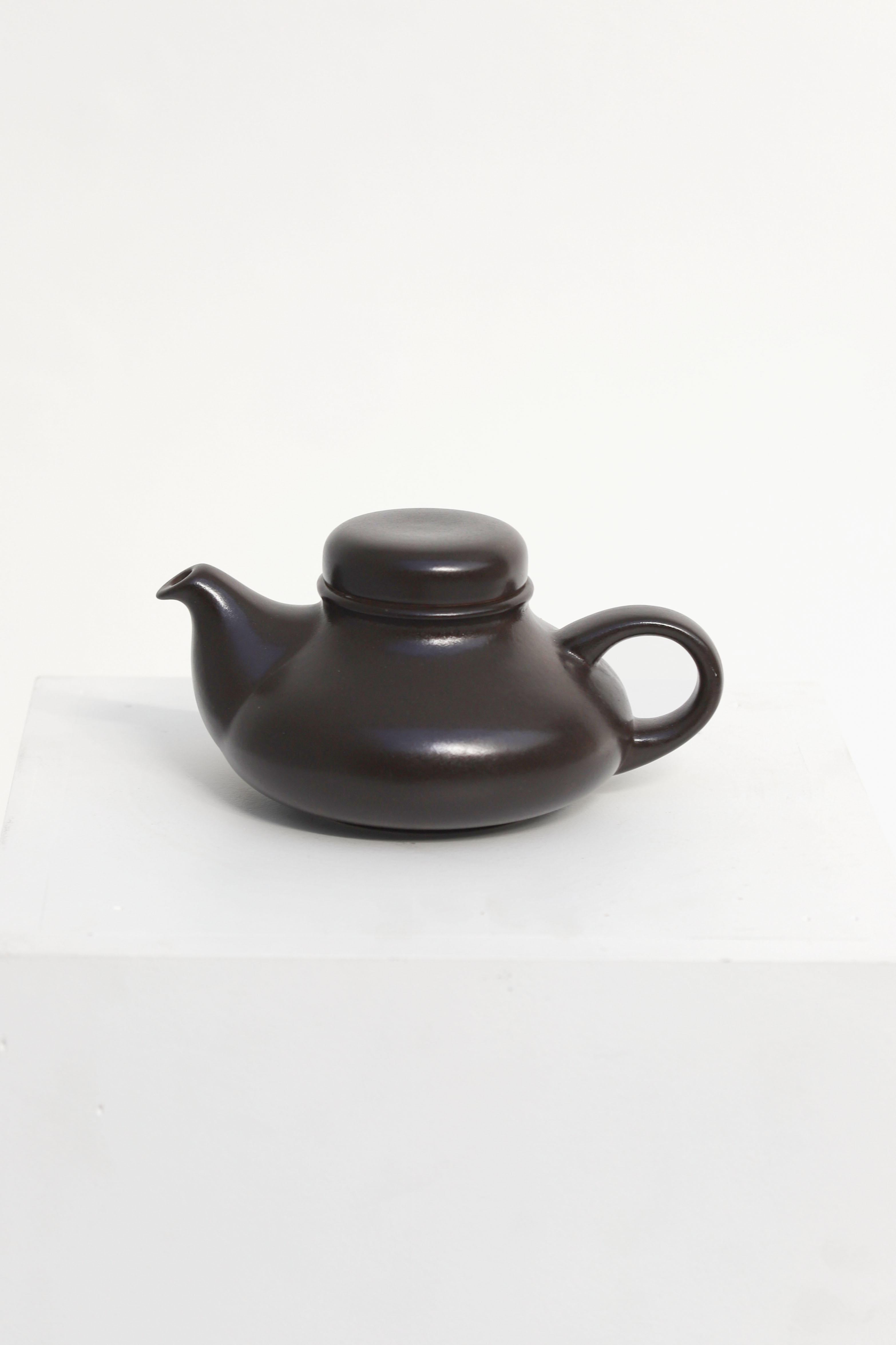 Late 20th Century midcentury teapot by Franco Pozzi for Gresline 1970 For Sale