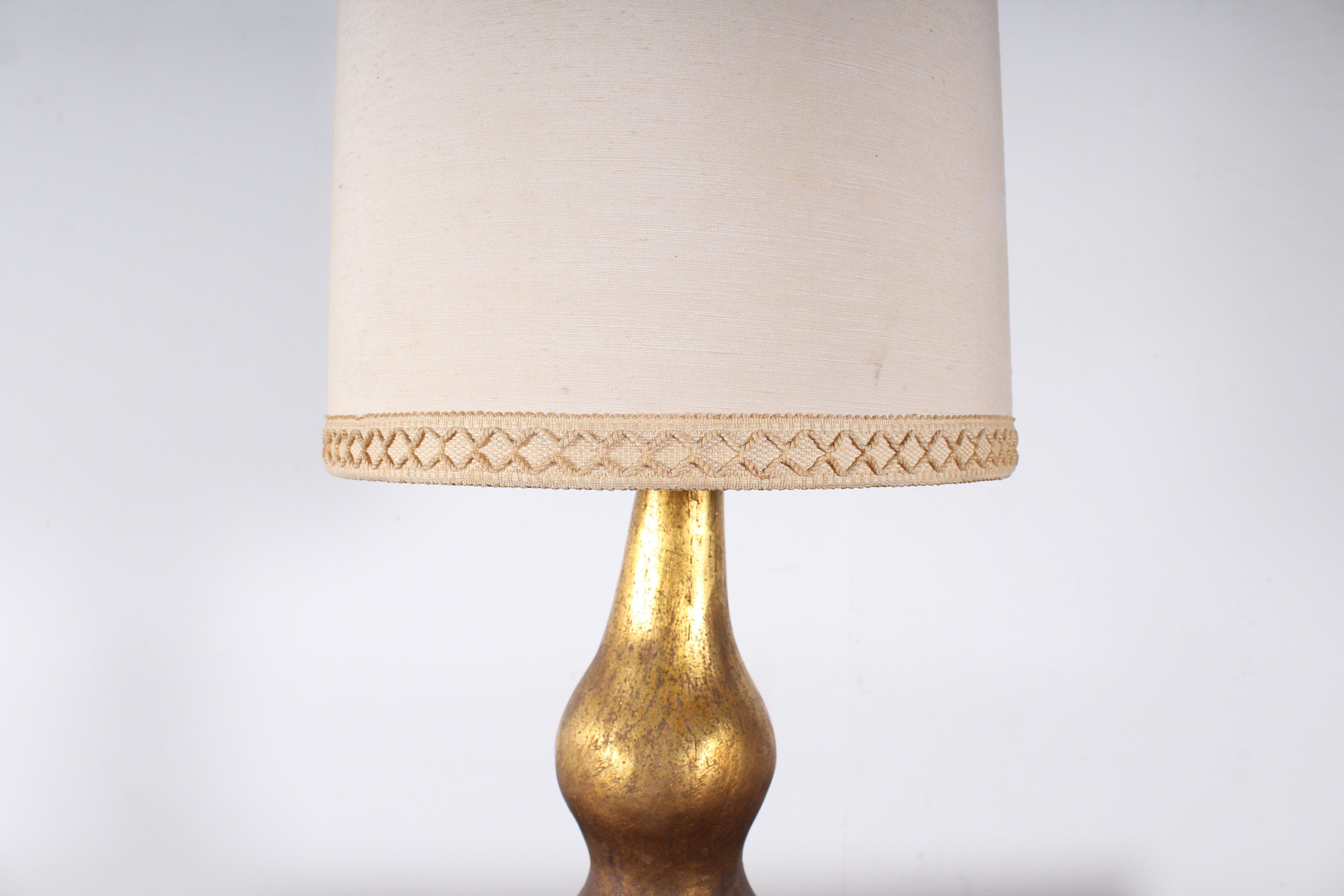 Midcentury    Bitossi Terracotta Gold-Plated Table Lamp , Italy, 1960s 6