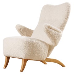 Midcentury Theo Ruth "Penguin" Style Armchair from the 1960s