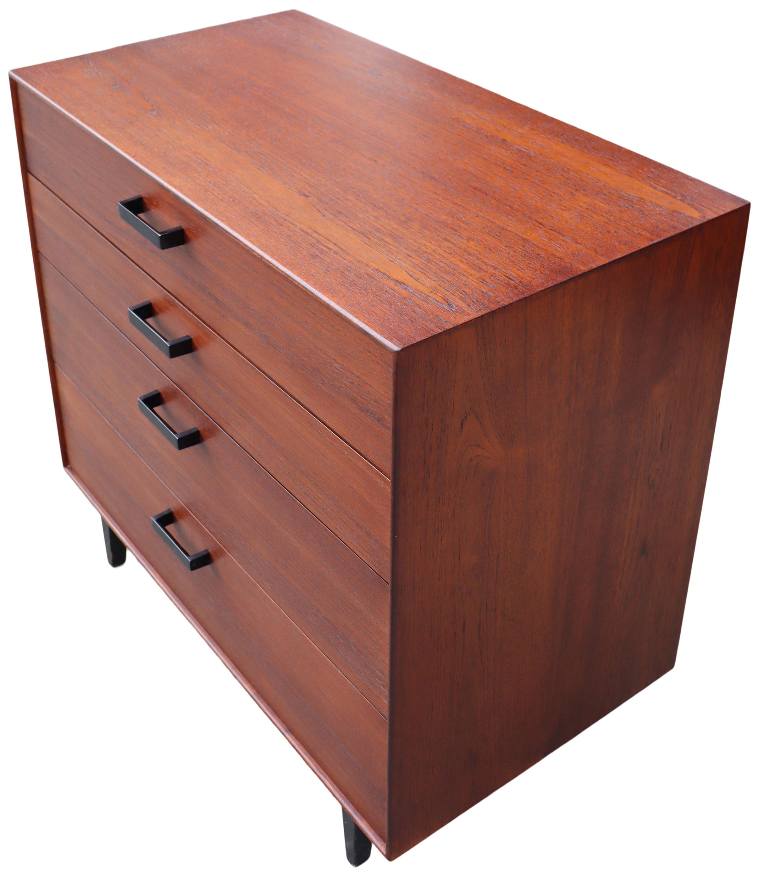 Midcentury Thin Edge Cabinet by George Nelson In Good Condition In BROOKLYN, NY