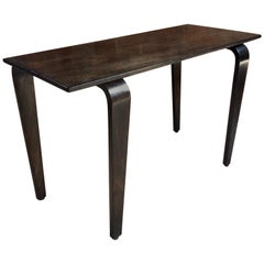 Midcentury Thonet Side Table Occasional Coffee Table Bentwood, 1950s