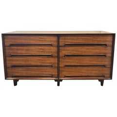 Midcentury Three-Piece Milo Baughman Drexel Perspective Bedroom Set
