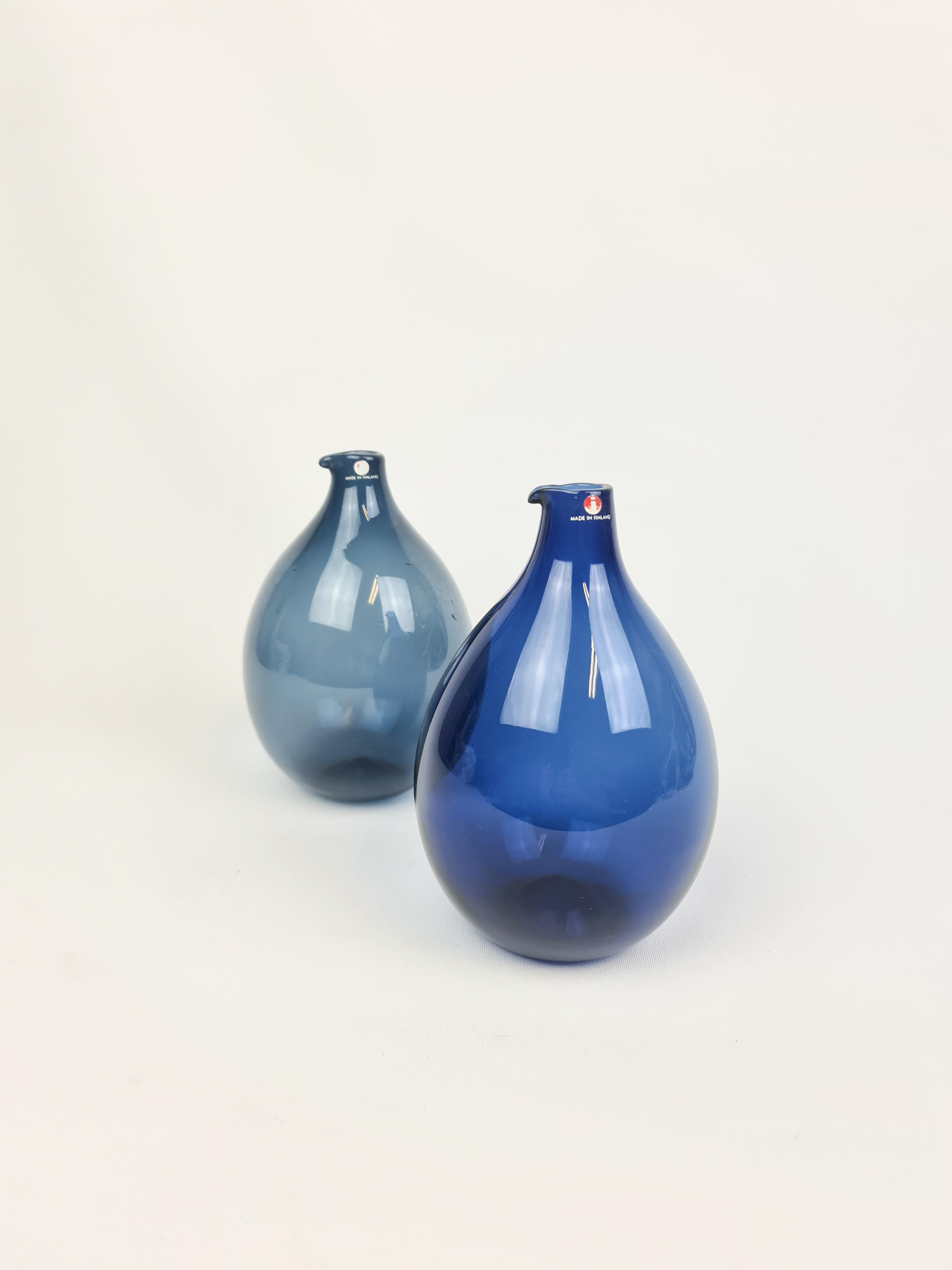 Mid-Century Modern Midcentury Timo Sarpaneva Bird Bottles / Vases Iittala