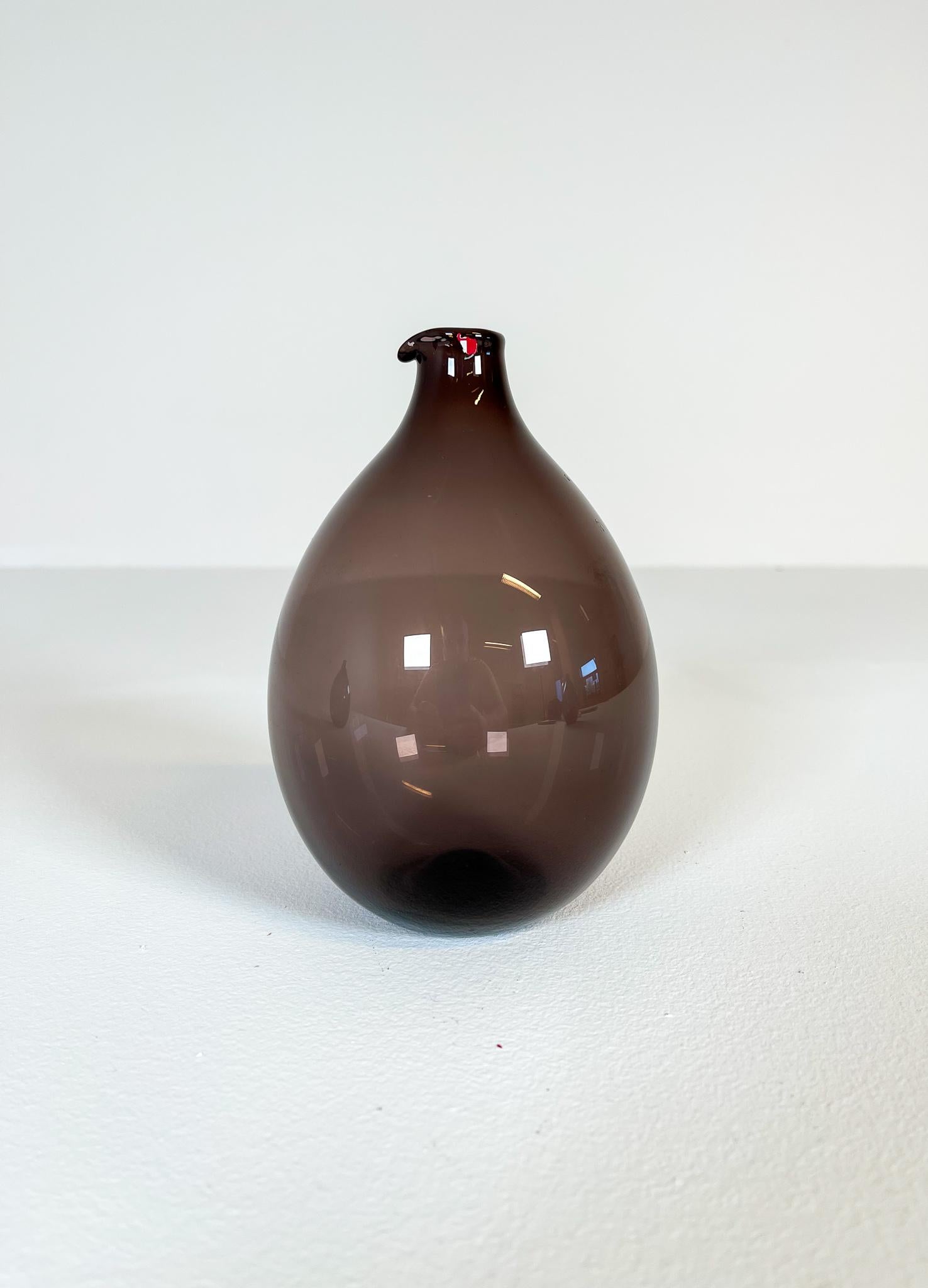 Midcentury Timo Sarpaneva Set of 3 Bird Bottles / Vases Iittala For Sale 3