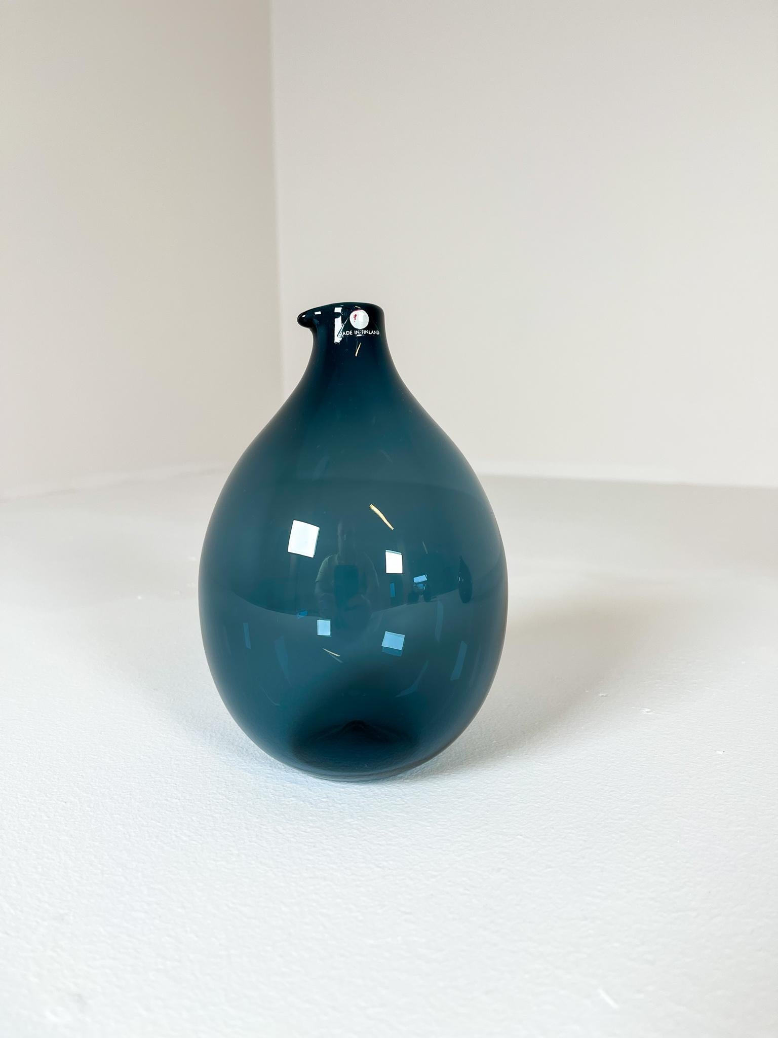 Midcentury Timo Sarpaneva Set of 3 Bird Bottles / Vases Iittala For Sale 4