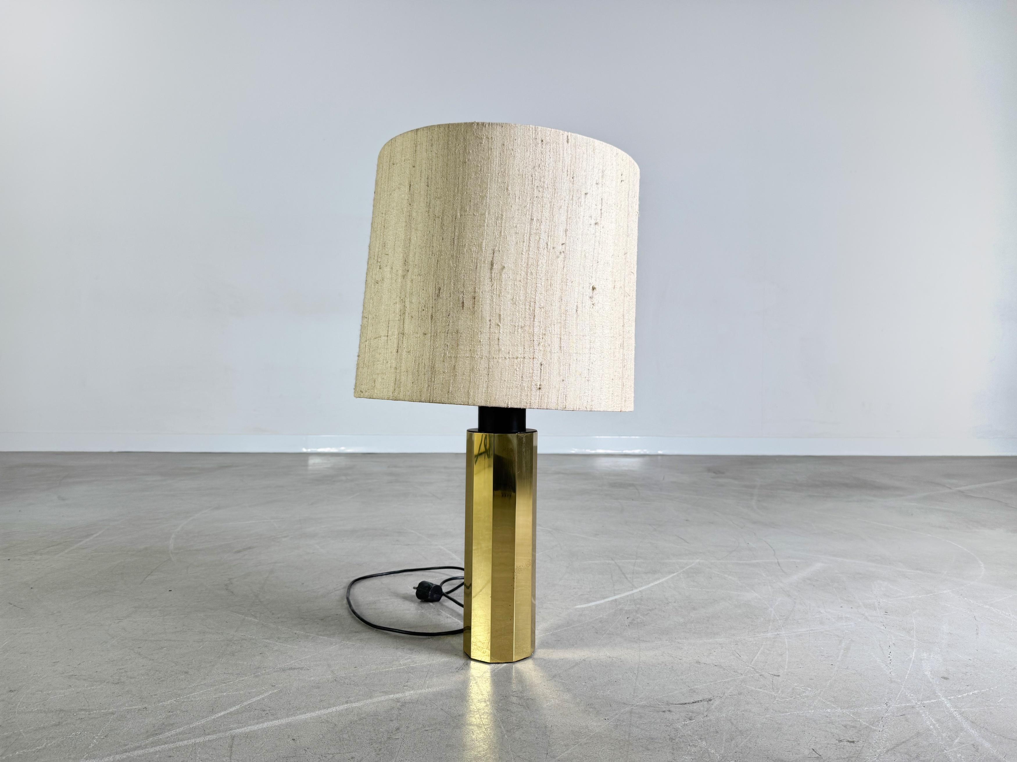 Mid-Century moderno Tischleuchte Stehlampe Messing Vintage Lampe 1960 in vendita