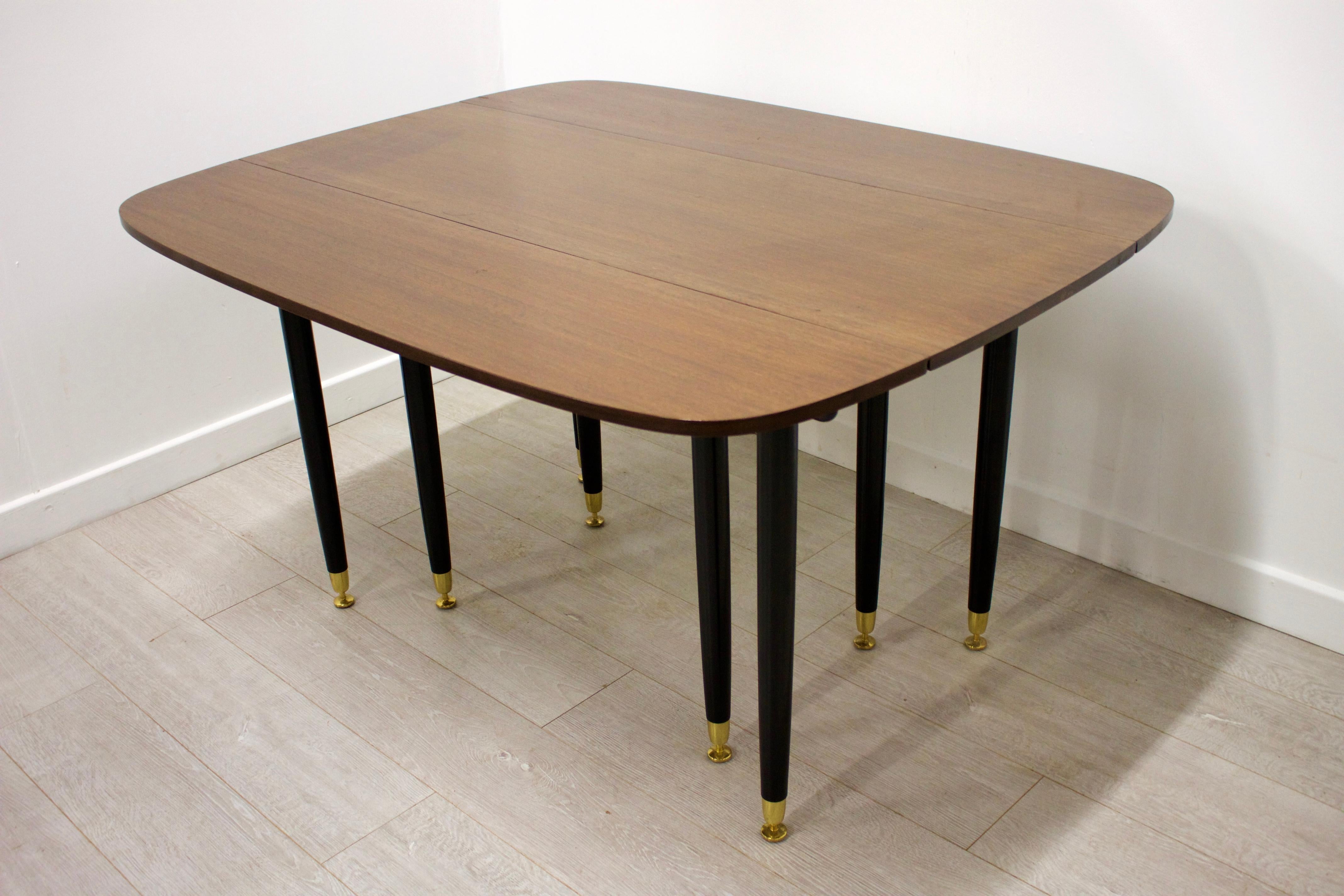 Mid-Century Modern Midcentury Tola Extending Dining Table and 4 Chairs by G-Plan, 1960s