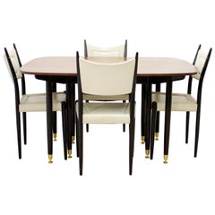 Retro Midcentury Tola Extending Dining Table and 4 Chairs by G-Plan, 1960s