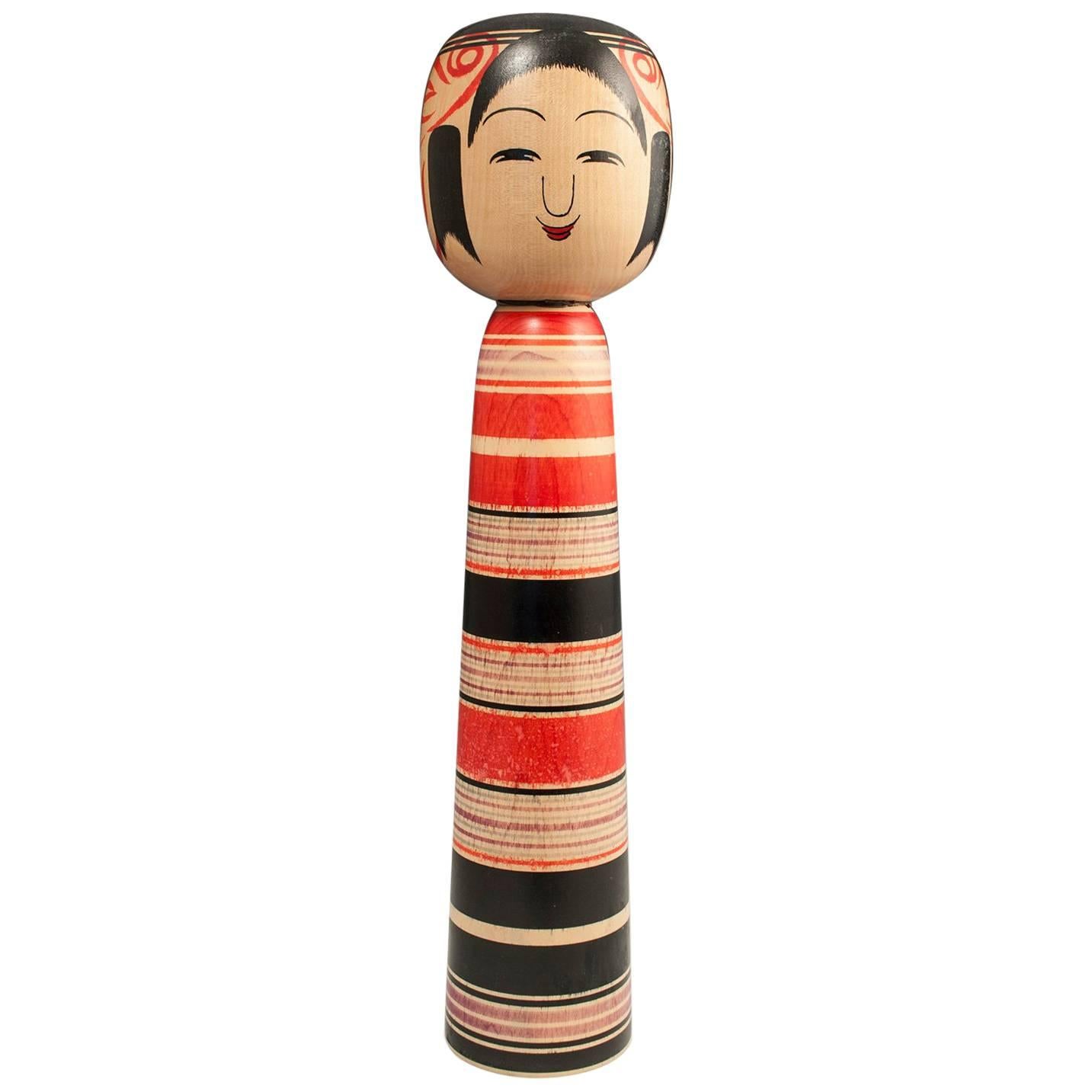 Midcentury Traditional Kokeshi Doll from Tsuchiyu, Japan