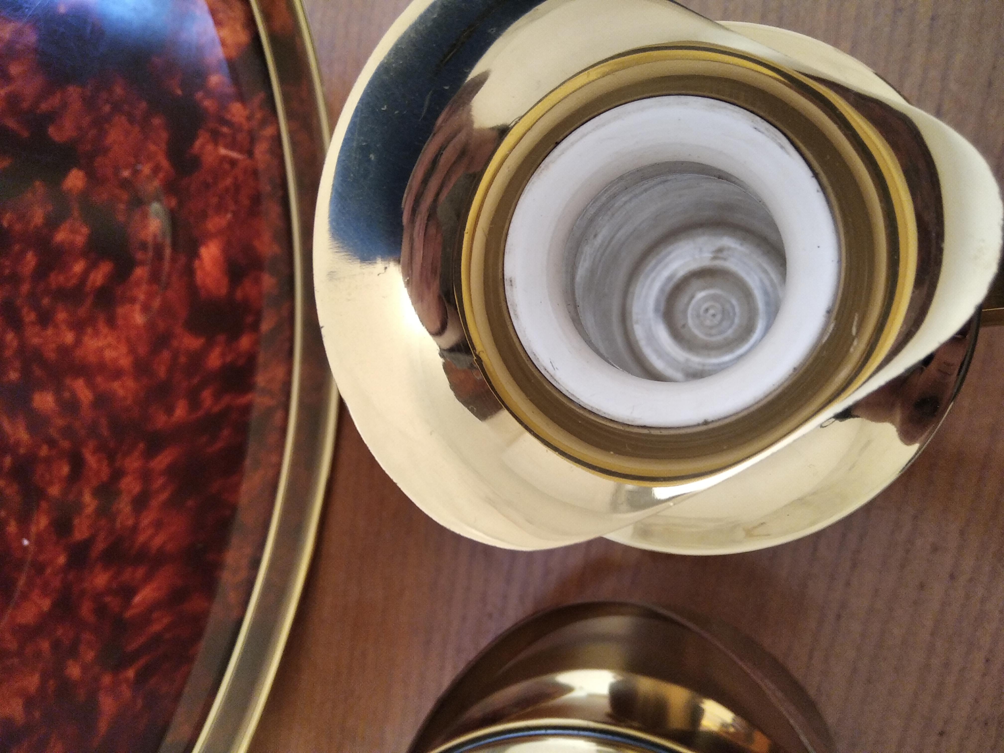 Cocktail Set Tray and Ice Bucket  and Thermos Brass and Lucite Italy Midcentury 12