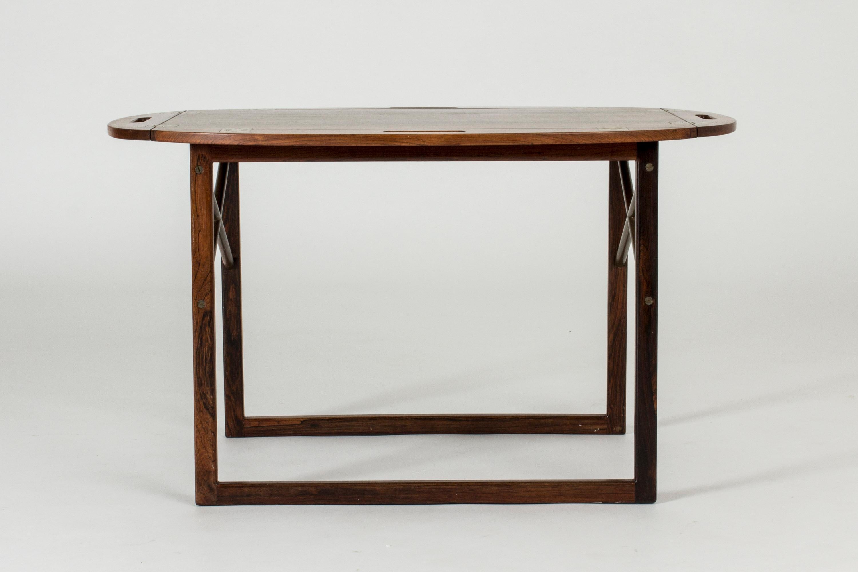 Scandinave moderne Table basse à plateau du milieu du siècle par Svend Langkilde en vente