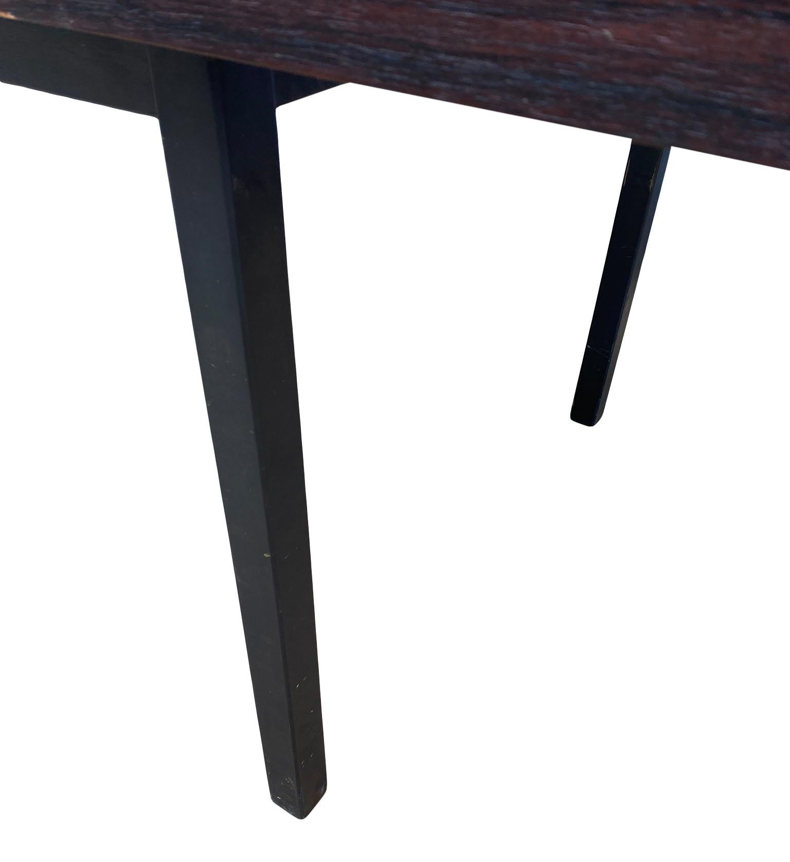 Rosewood Midcentury Tri-Wood Expandable Dining Table by Milo Baughman with '2' Leaves