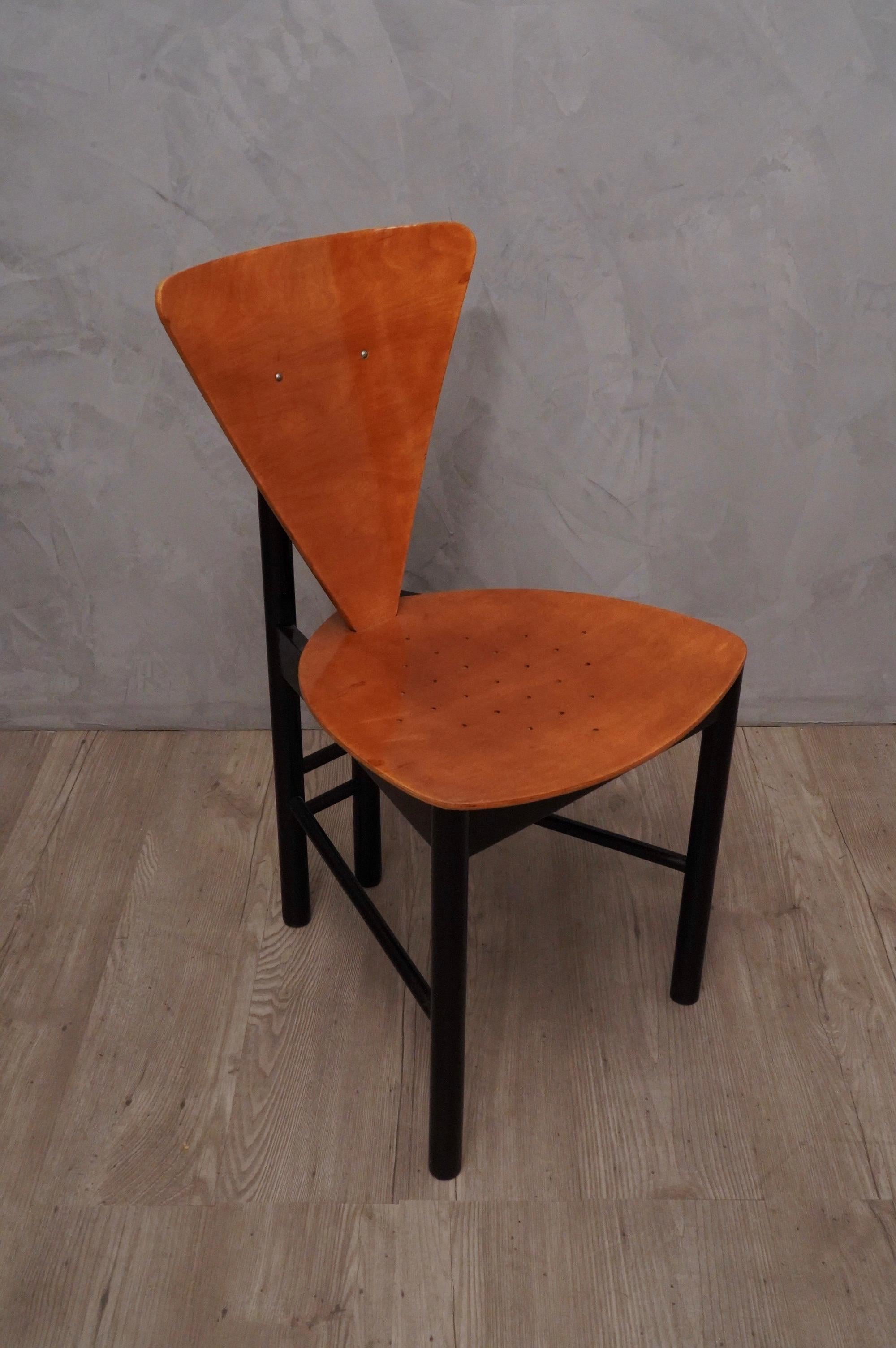 triangle shaped chair