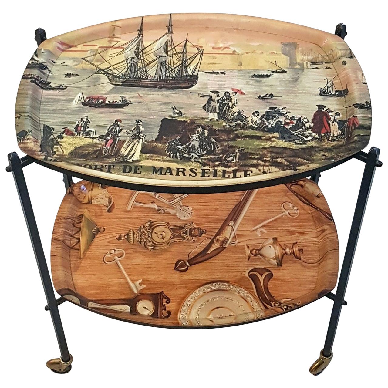 Midcentury Italian Beverage Cart at 1stDibs