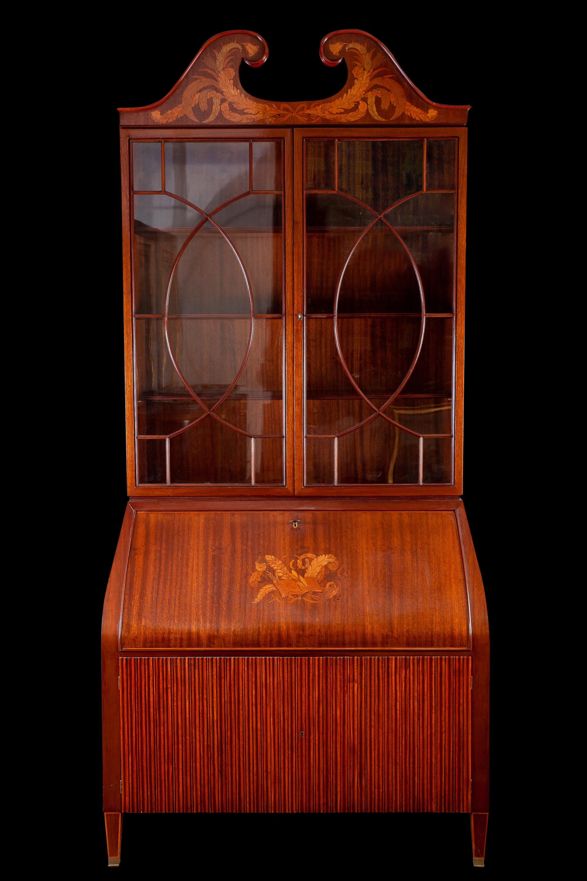 Midcentury Trumeau Bookcases or Cabinets by Paolo Buffa, 1940 For Sale 10