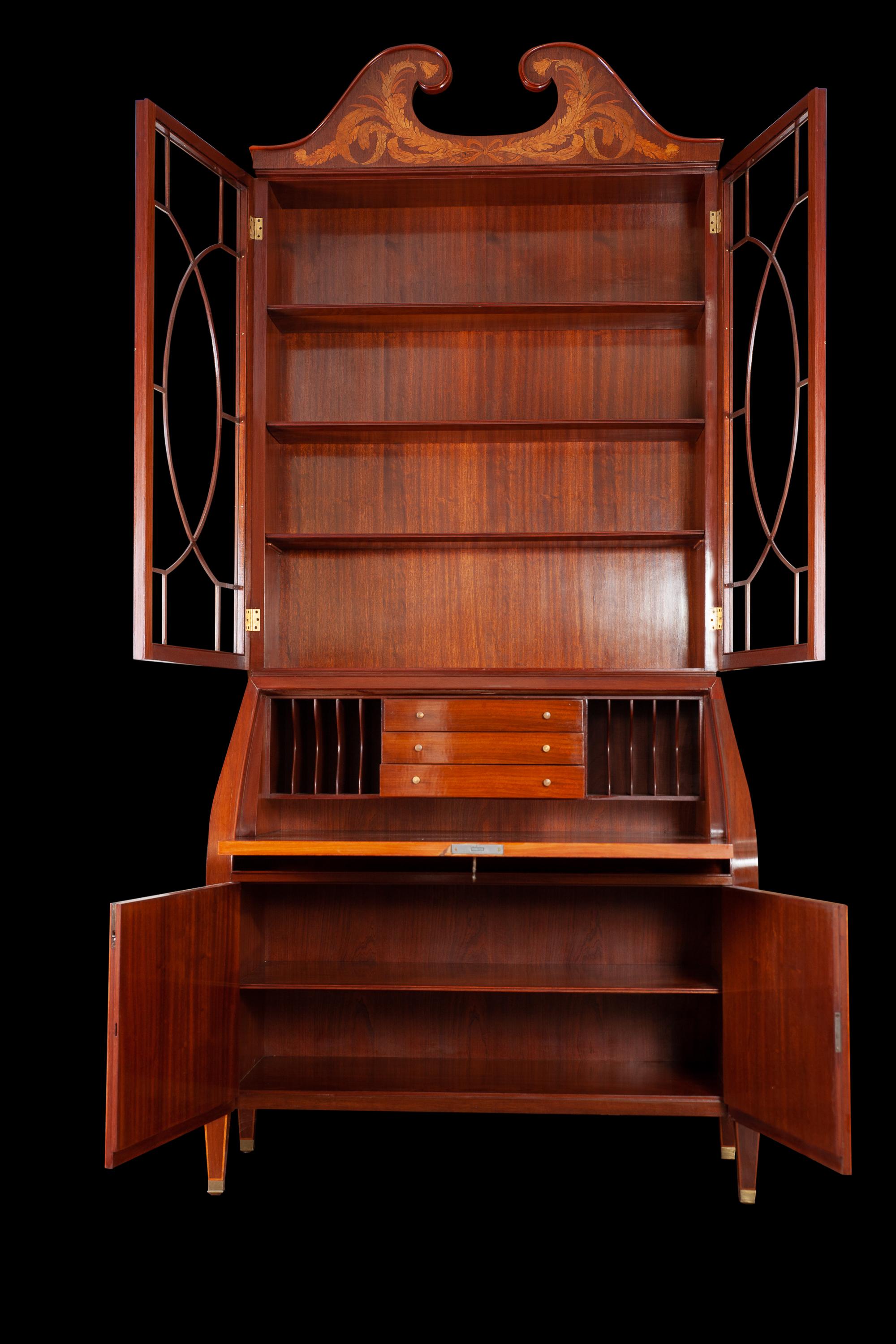 Italian Midcentury Trumeau Bookcases or Cabinets by Paolo Buffa, 1940 For Sale