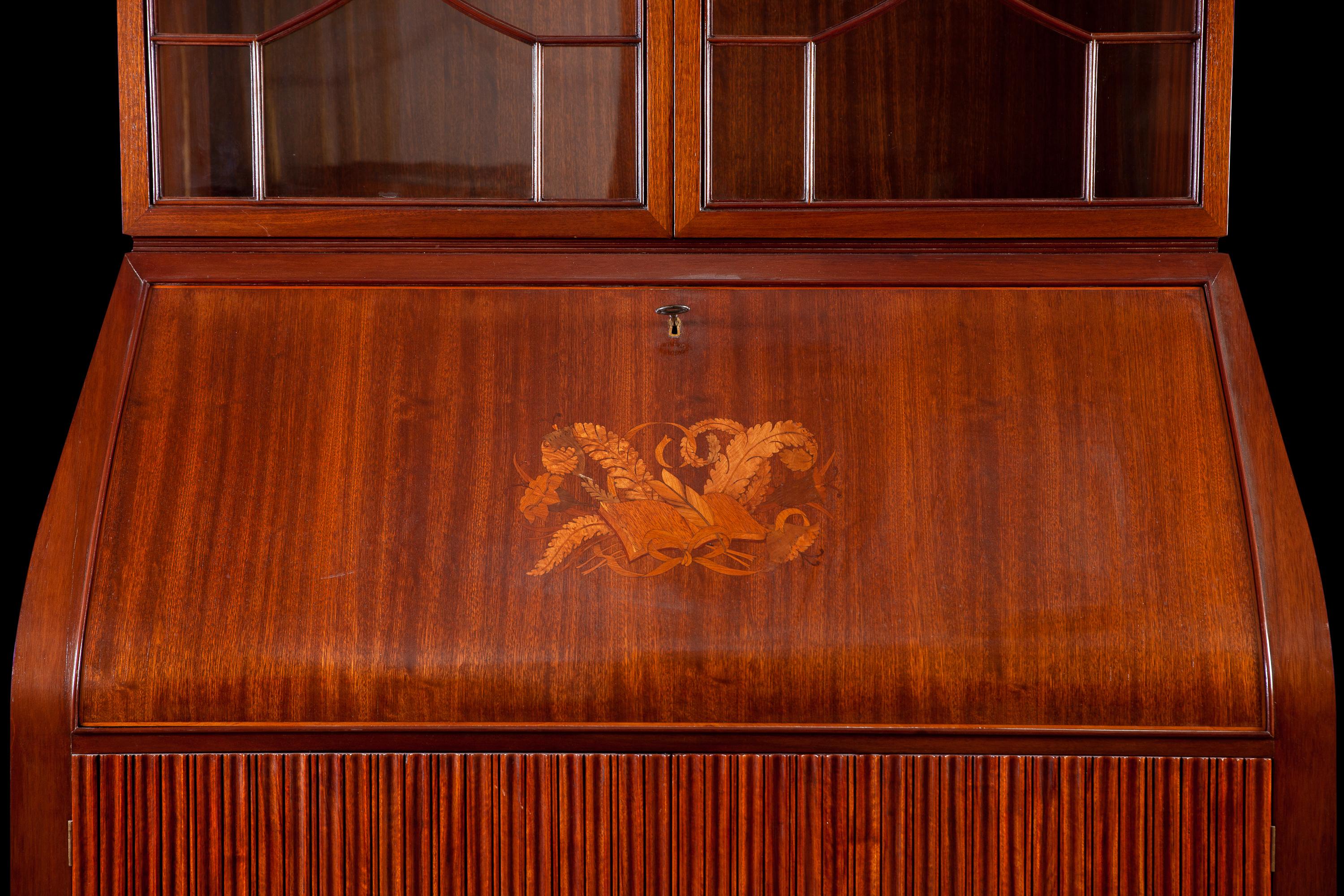 Midcentury Trumeau Bookcases or Cabinets by Paolo Buffa, 1940 For Sale 2