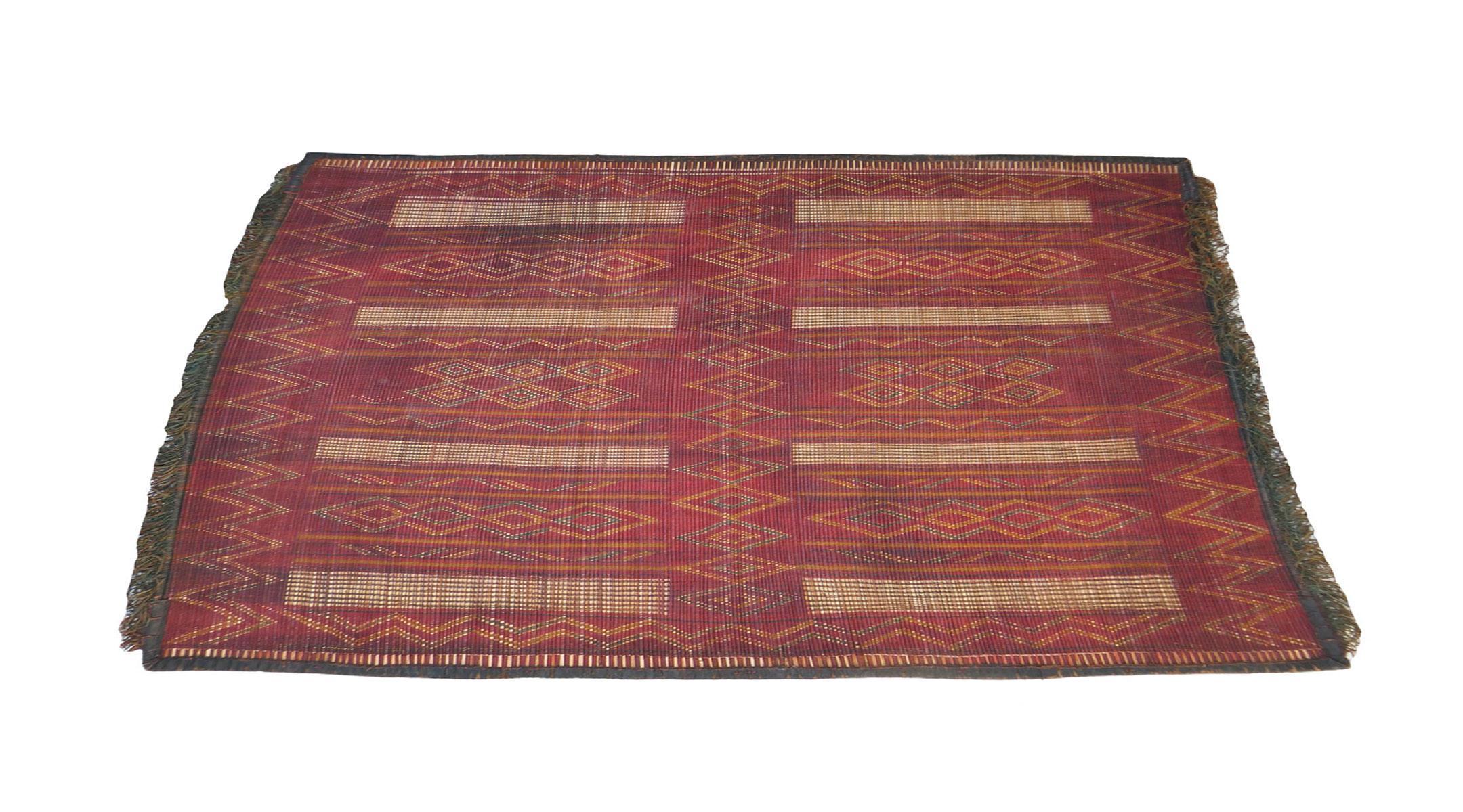 Fait main Tapis Touareg Midcentury 3'3 x 4'3