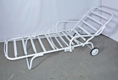 Midcentury Tubular Sun Lounger